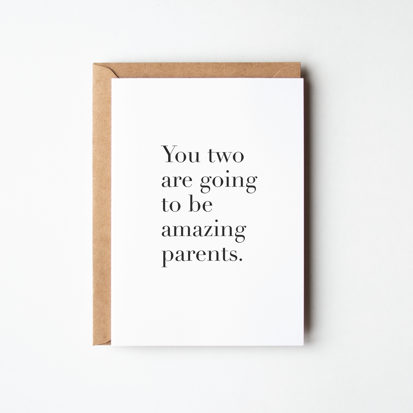Amazing Parents Greeting Card