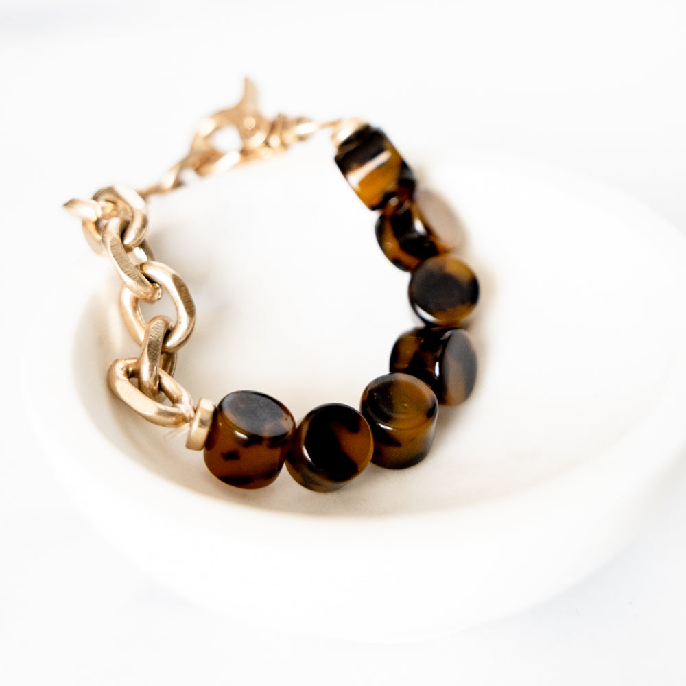 Chunky Tortoise Chain Bracelet – Grace Porter