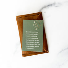 Leather Scripture Card Wallet