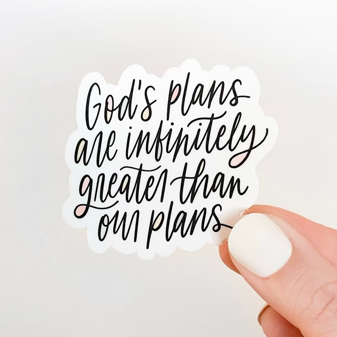 God's Plans Sticker