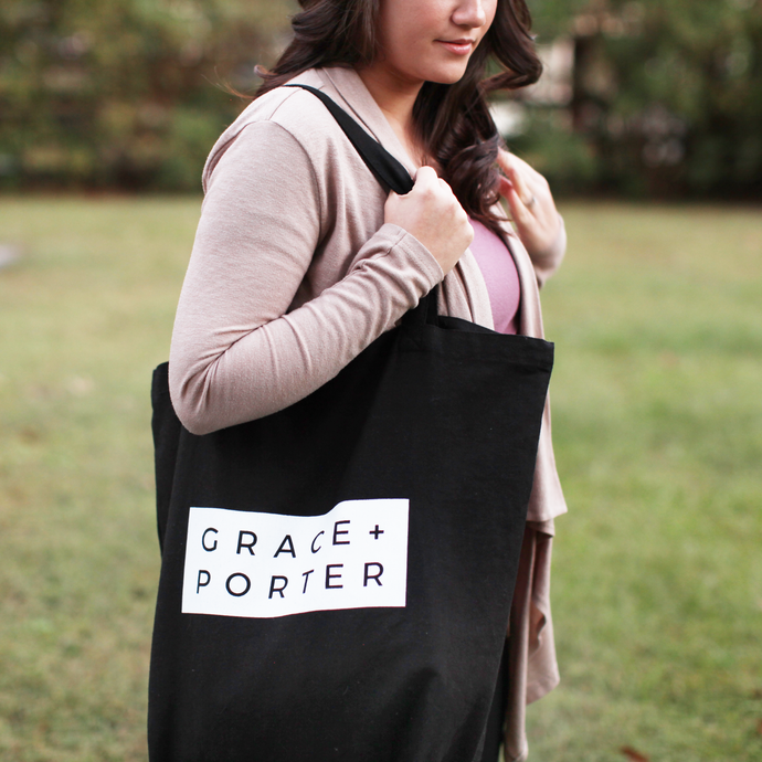 Grace + Porter Logo Tote - Grace + Porter